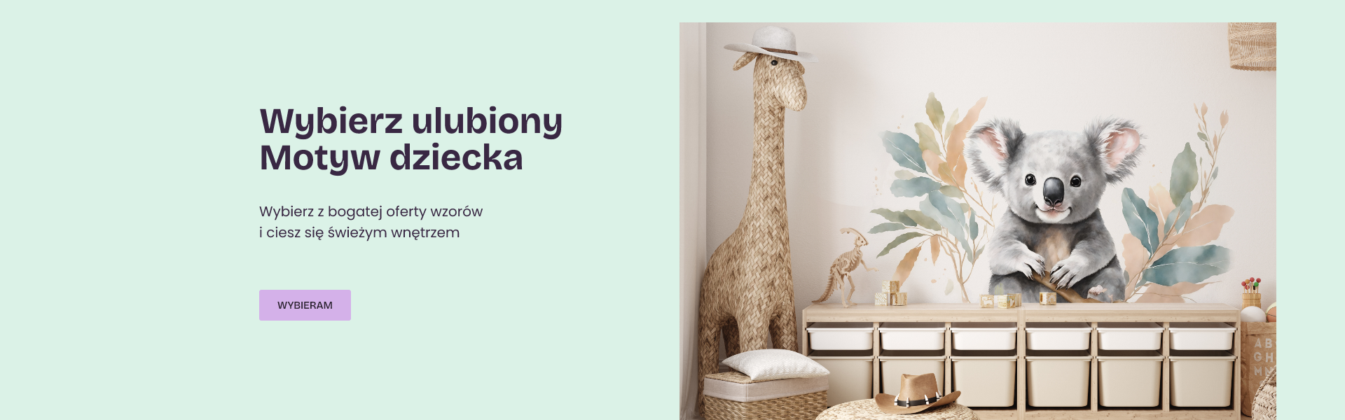 Wybierz ulubiony motyw dziecka